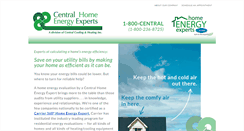 Desktop Screenshot of centralhomeenergy.com